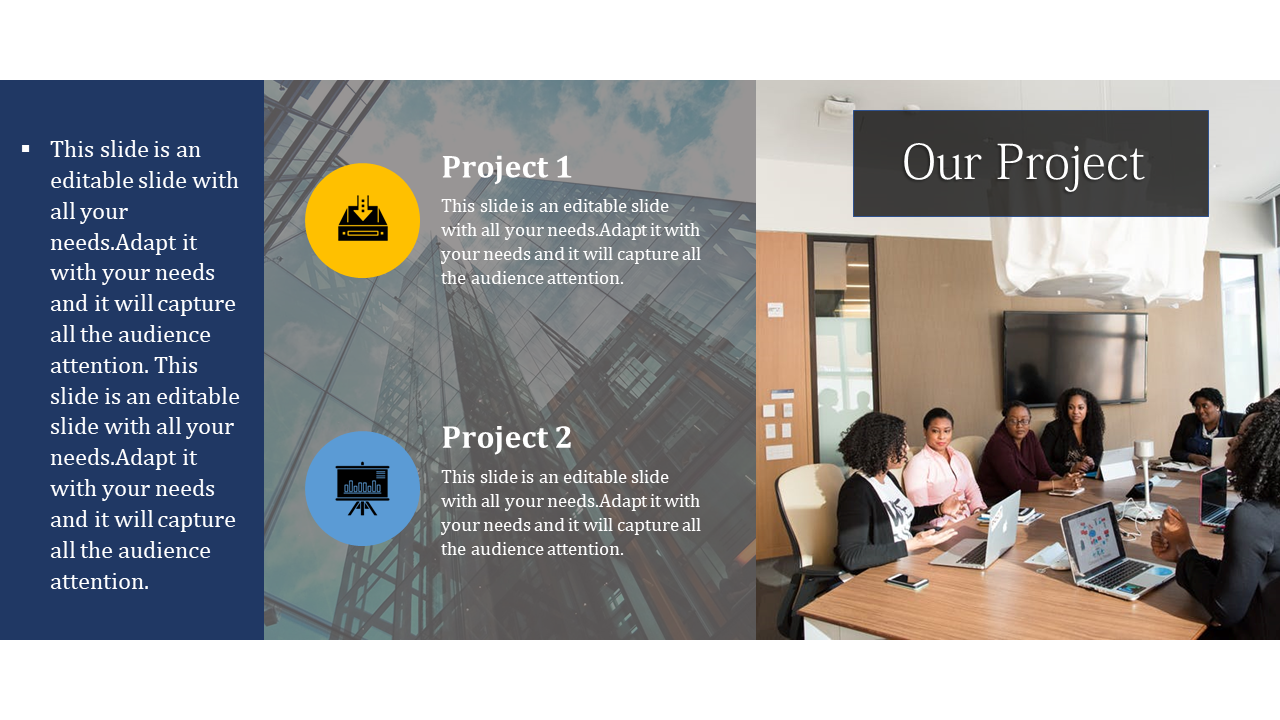 powerpoint project template-our project